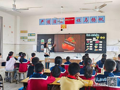 峽江縣仁和鎮中心小學開展英語公開課活動 圖
